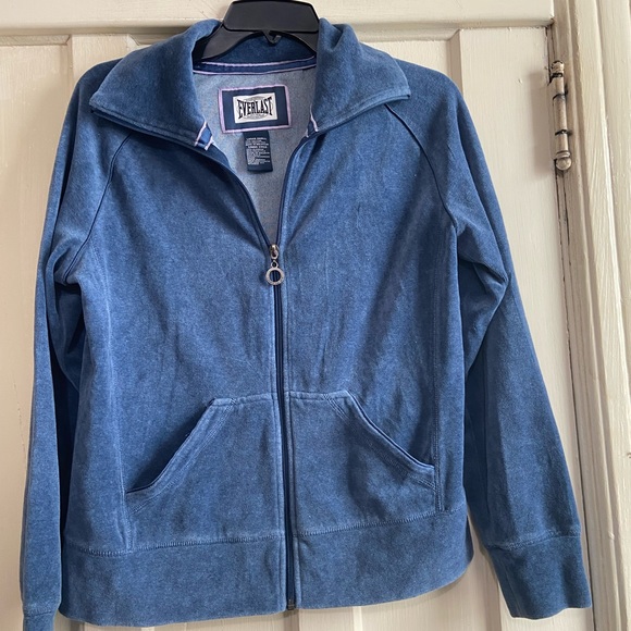 Everlast Women’s Velvet Zip Up Sweatshirts‎ Size Small - Picture 5 of 9